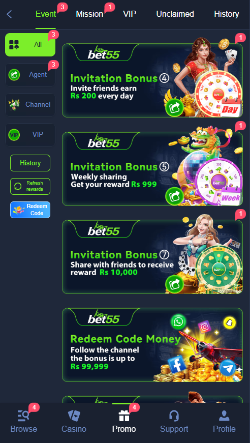 Bet55 Game